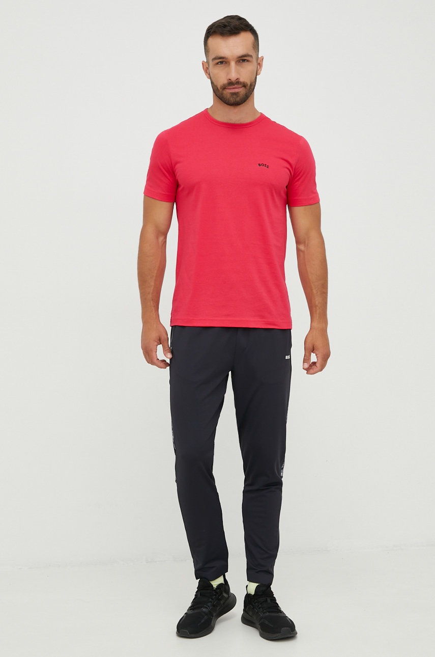 

Спортивные штаны BOSS Boss Athleisure мужские цвет синий с принтом