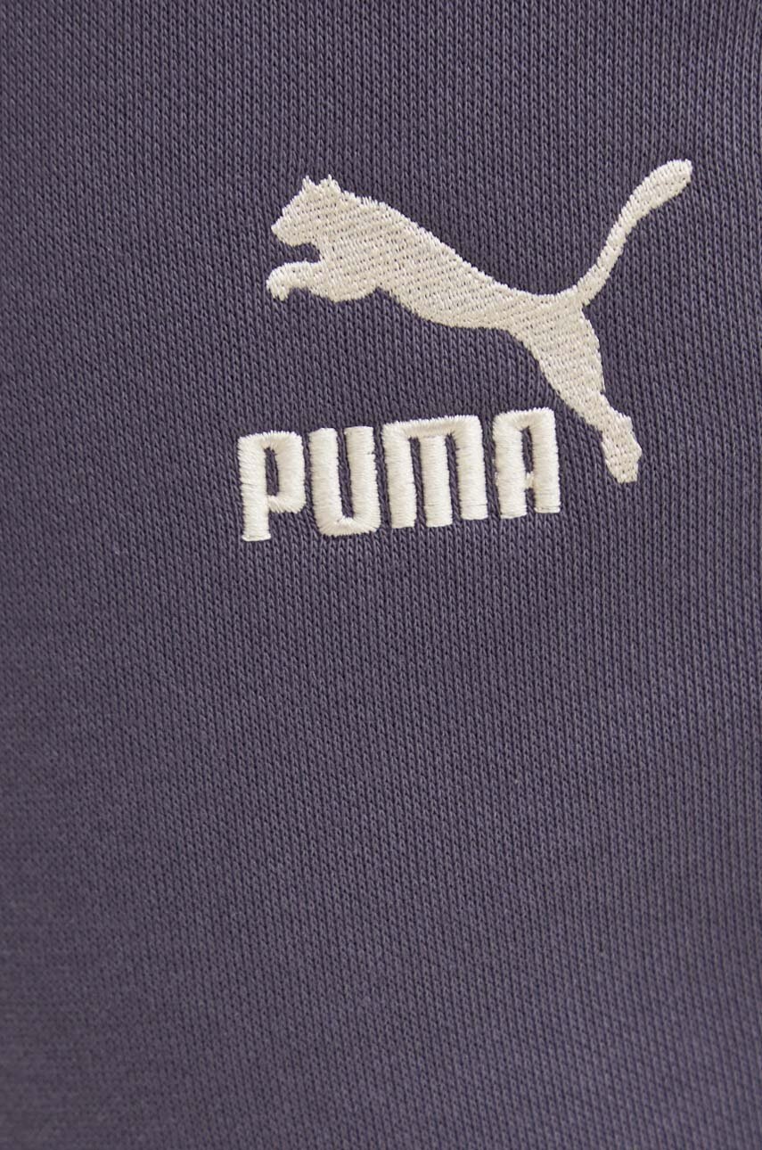 Спортивні штани Puma чоловічі колір сірий однотонні 