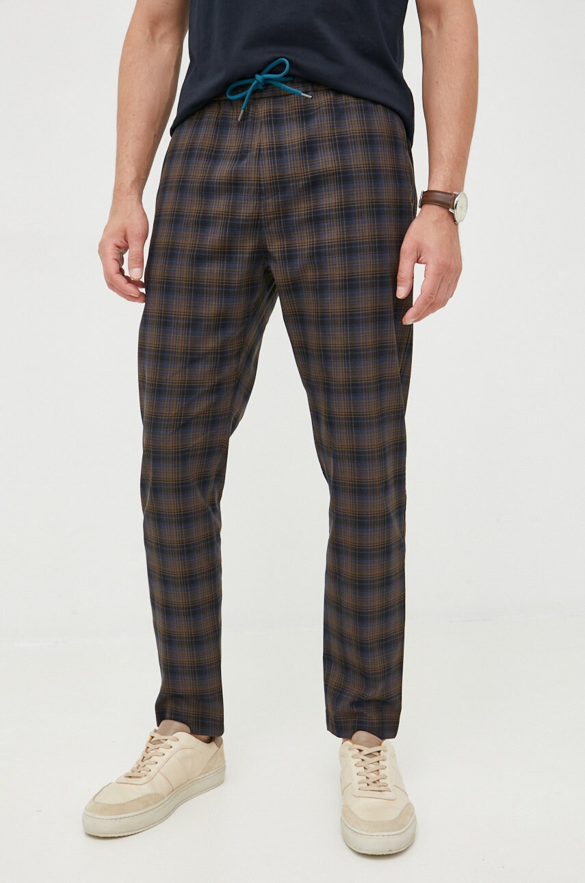 

Штани PS Paul Smith чоловічі колір зелений фасон chinos