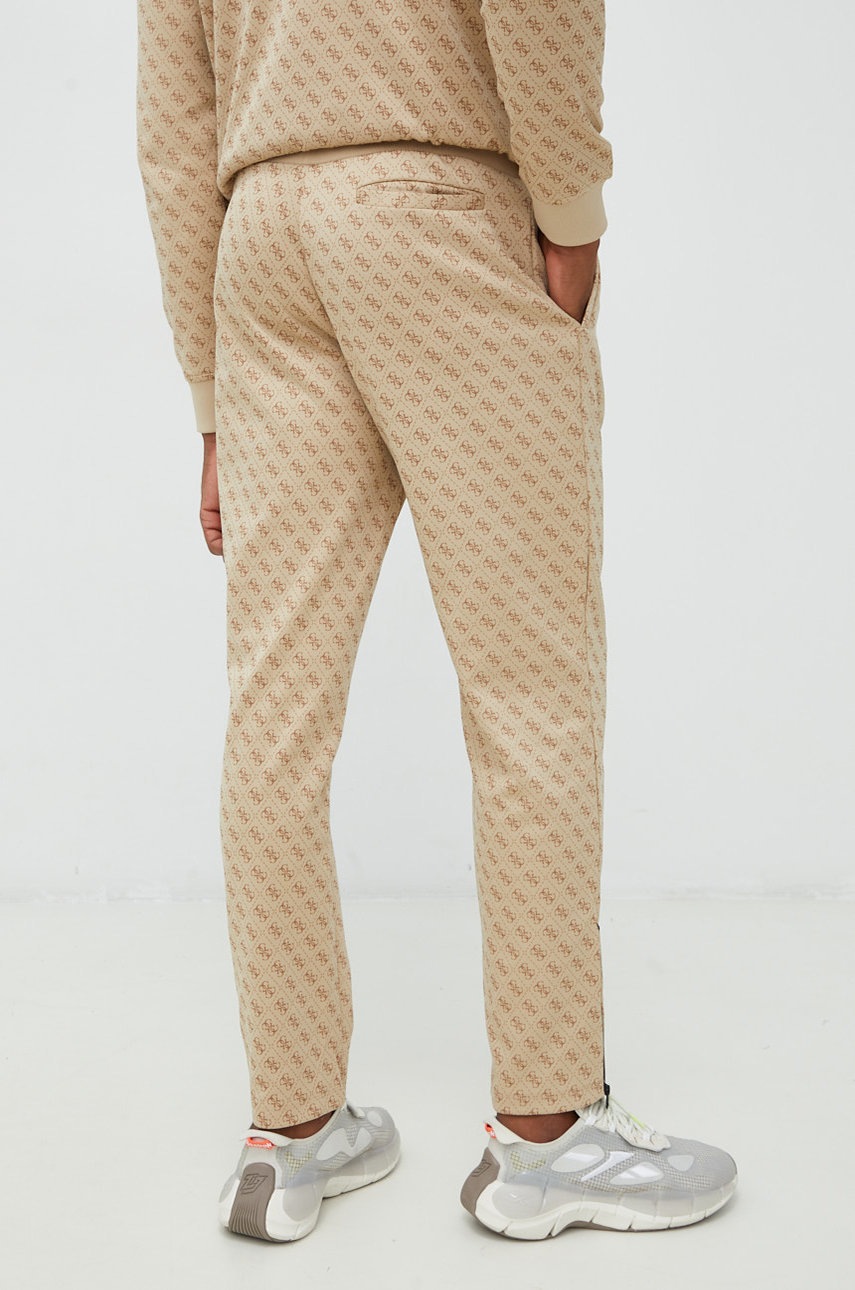 Guess melegítőnadrág KORBIN bézs, mintás, Z2BB05 FL04Q termék 2. képe