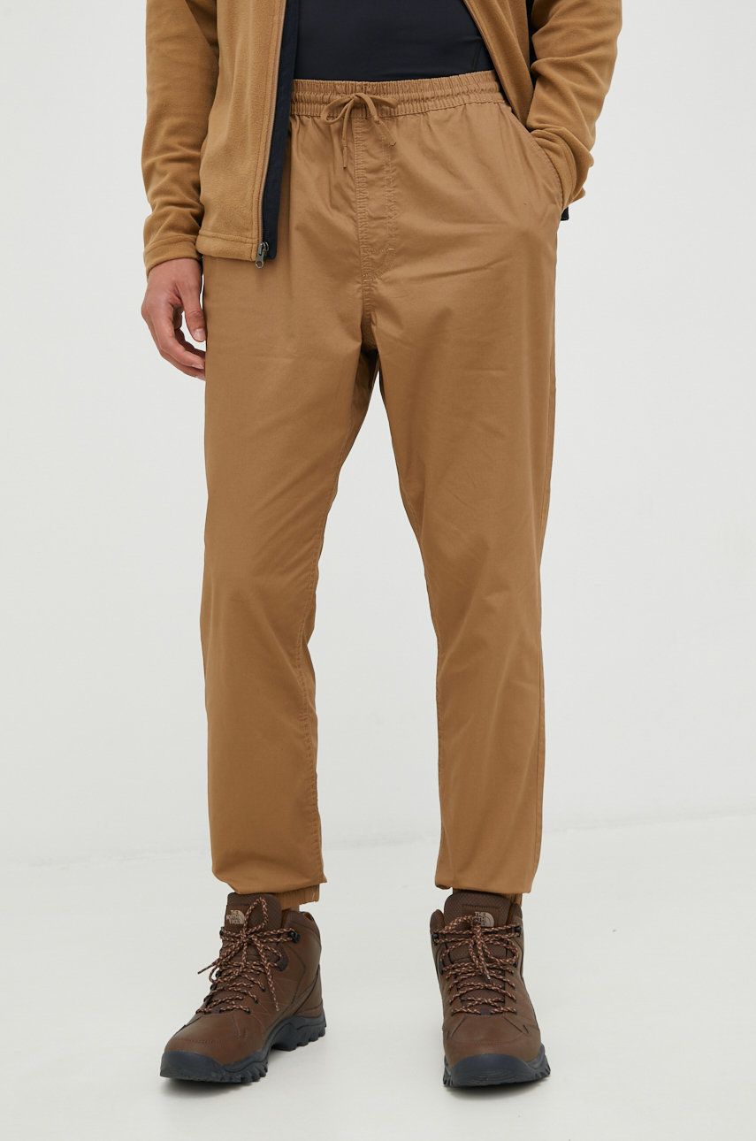Columbia pantaloni barbati, culoarea maro
