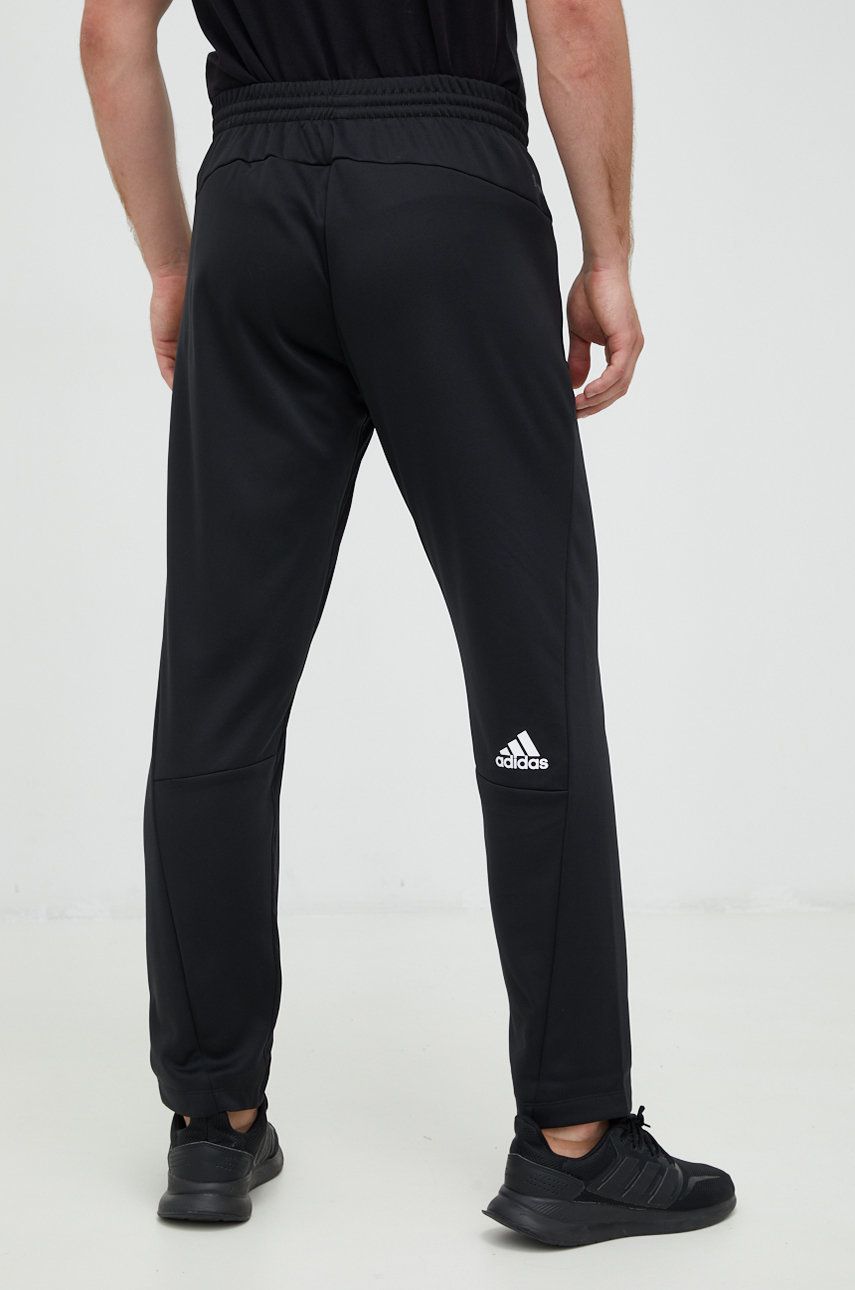 Adidas Performance Pantaloni De Antrenament Training Icon Barbati, Culoarea Negru, Cu Imprimeu