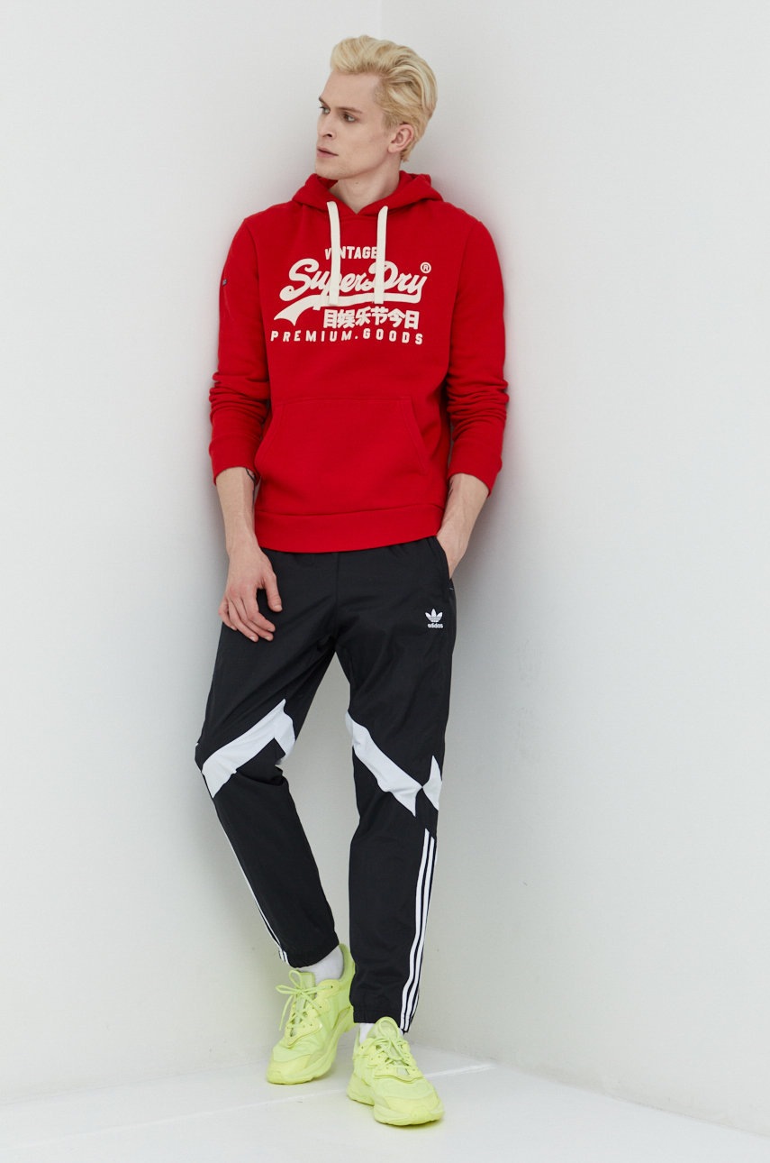

Спортивні штани adidas Originals чоловічі колір чорний з аплікацією