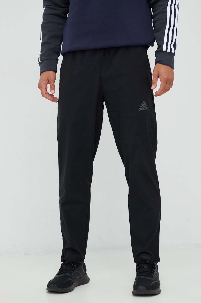 Adidas Pantaloni Barbati, Culoarea Negru, Neted