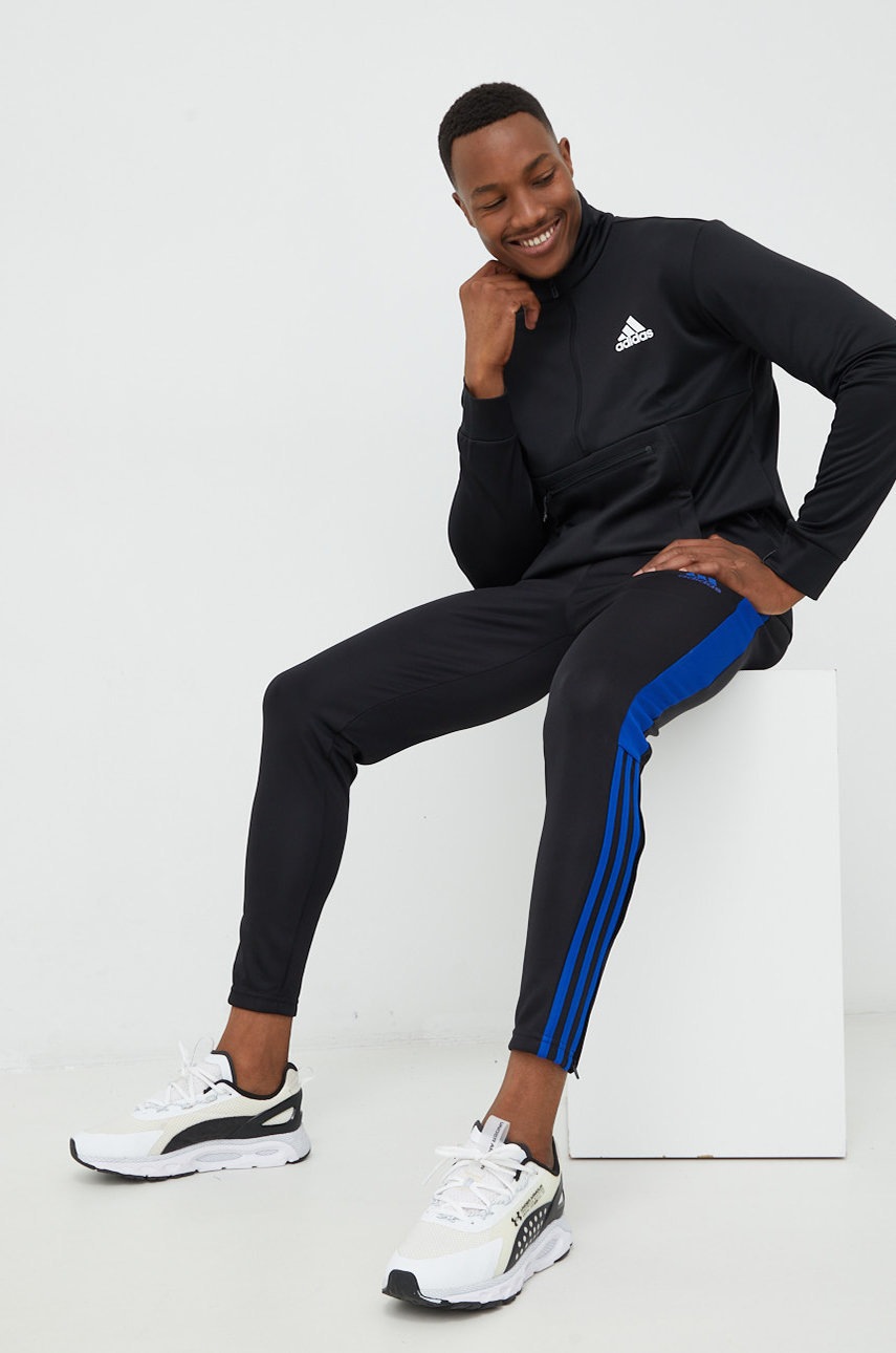 

Тренировочные брюки adidas Performance Tiro мужские цвет чёрный с узором