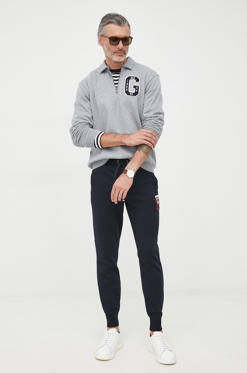 

Спортивні штани Tommy Hilfiger чоловічі колір синій меланж
