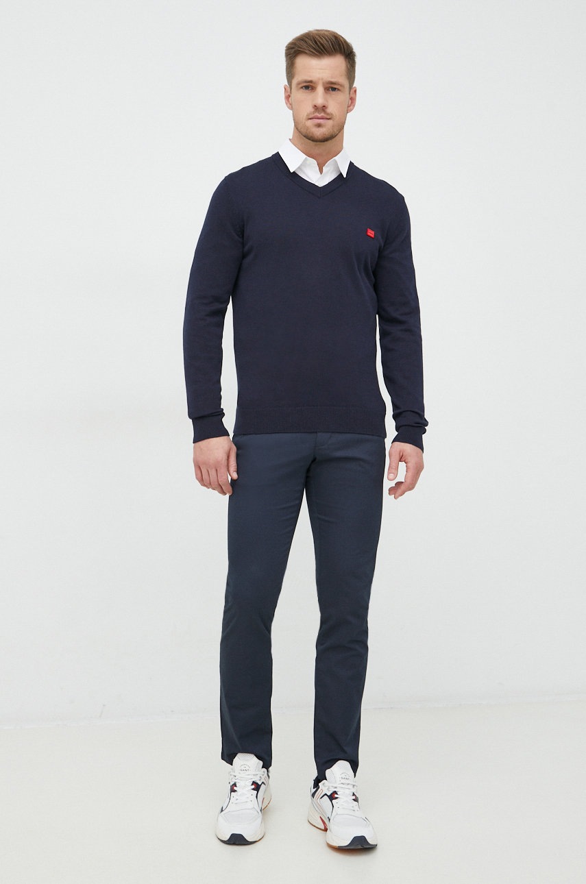

Брюки Tommy Hilfiger мужские цвет синий прямое