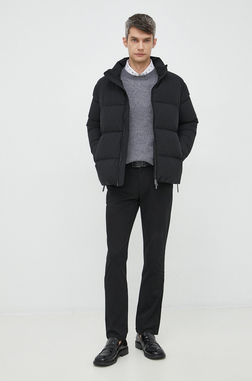 

Брюки Tommy Hilfiger мужские цвет чёрный фасон chinos