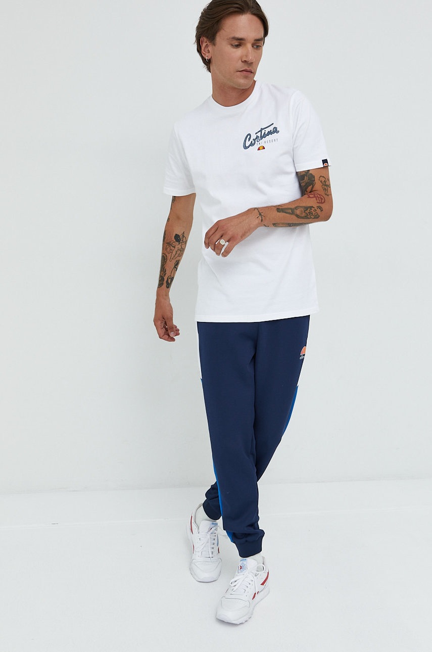 

Спортивні штани Ellesse чоловічі колір синій візерунок