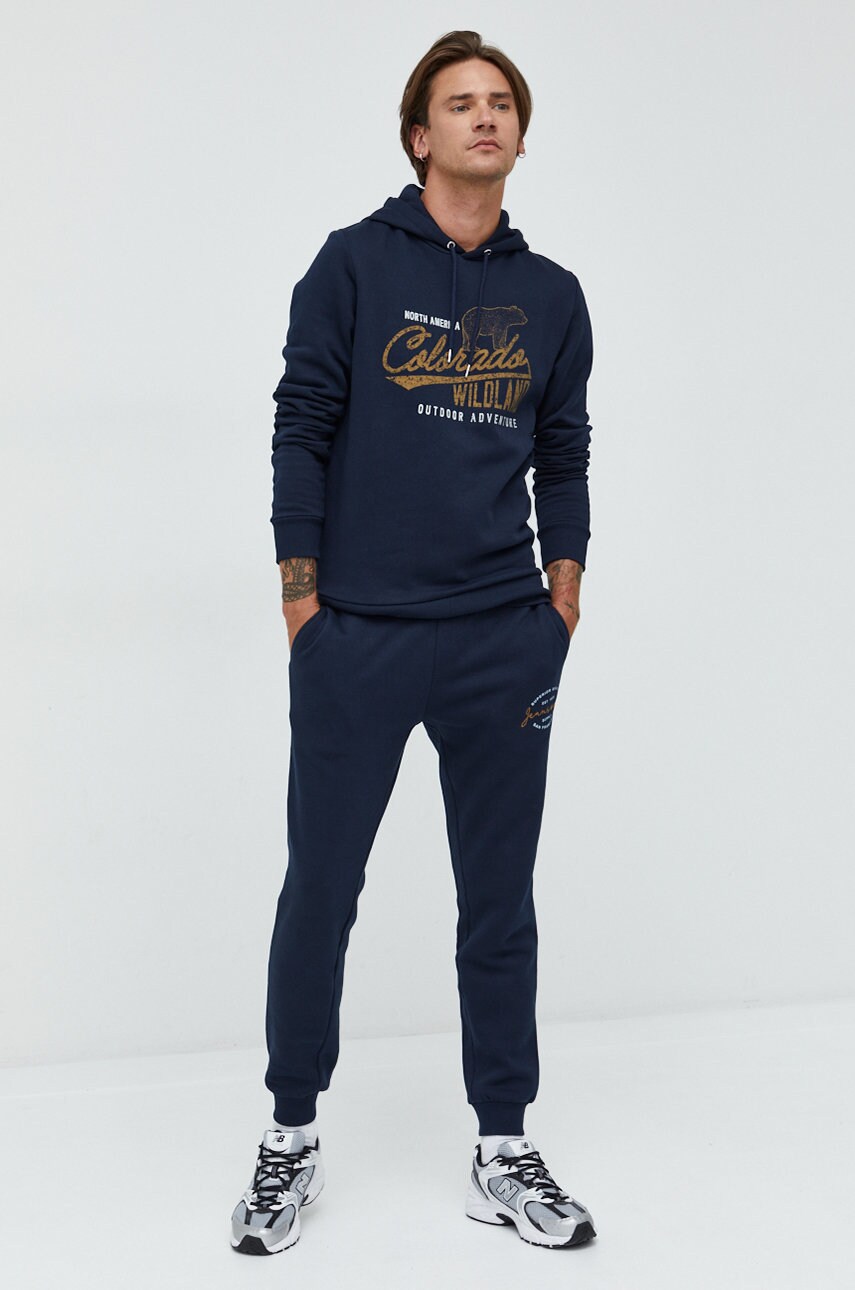 

Спортивні штани Produkt by Jack & Jones чоловічі колір синій з принтом