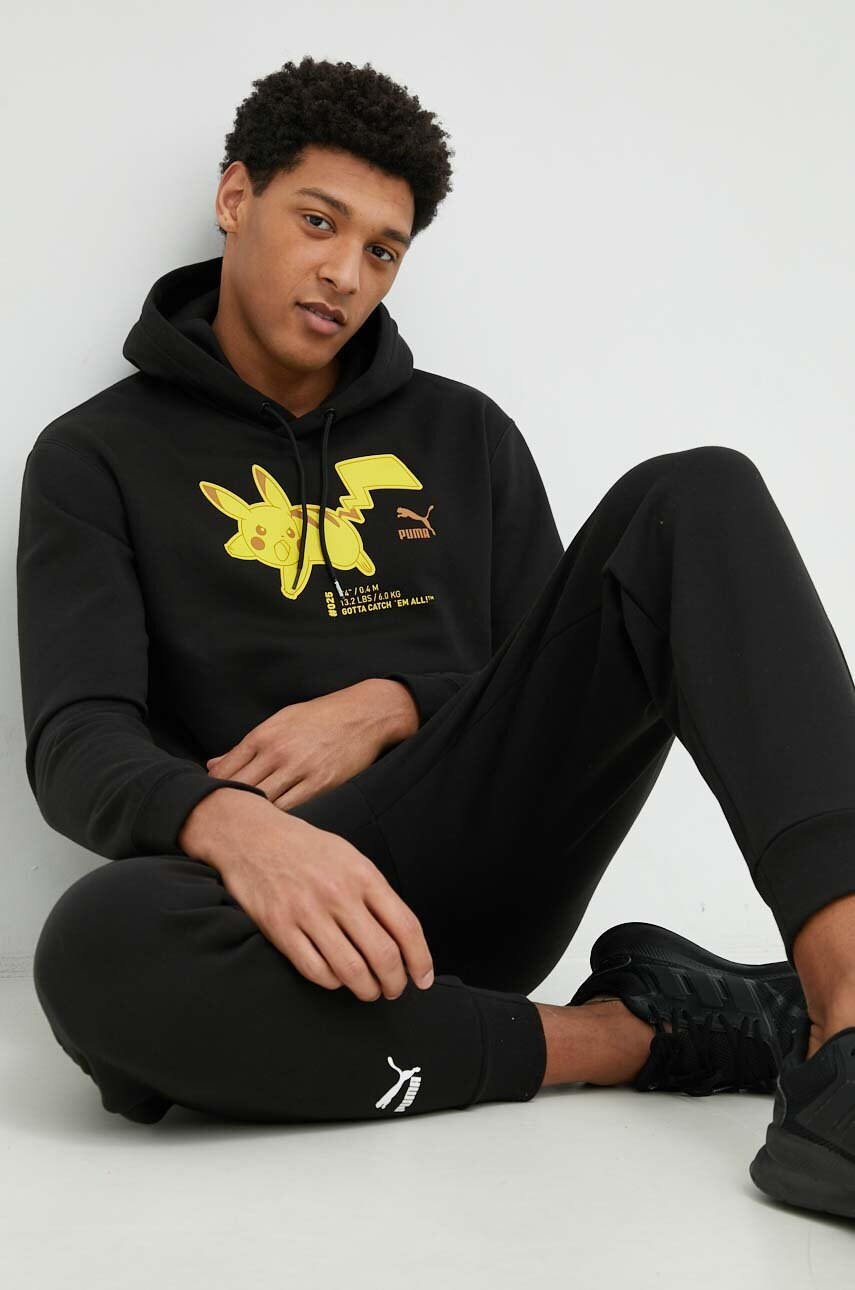 

Спортивні штани Puma X POKEMON чоловічі колір чорний однотонні