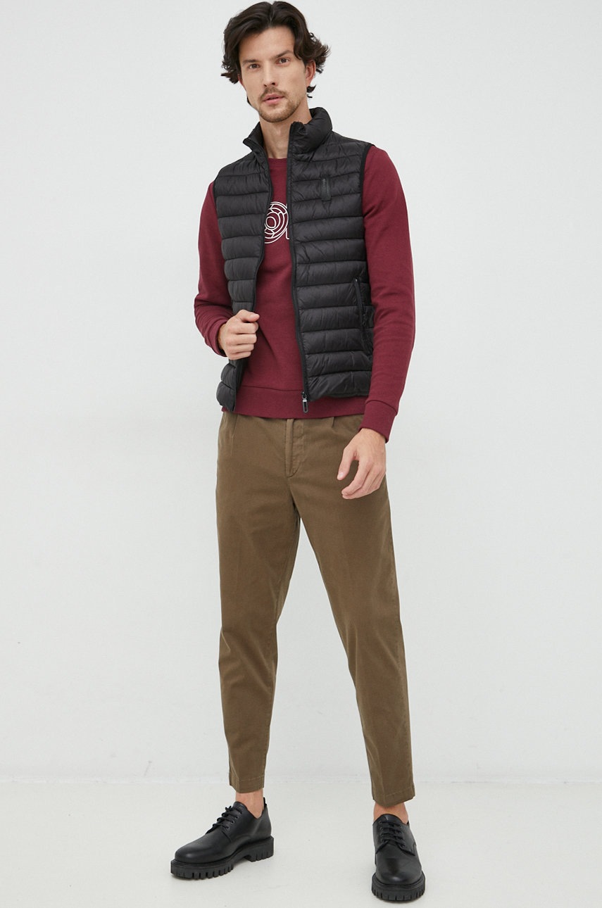 

Штани BOSS Boss Casual чоловічі колір зелений облягаючі
