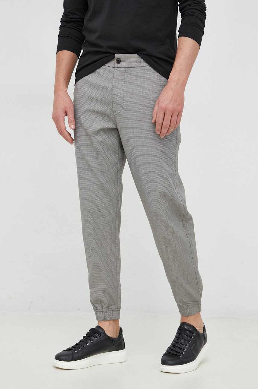 

Панталони BOSS Boss Casual в сиво, Сив