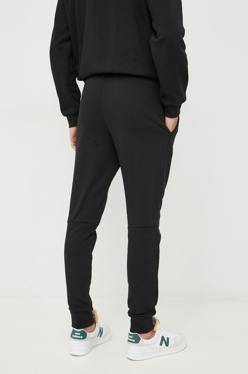 Lacoste Pantaloni De Trening Bărbați, Culoarea Negru, Uni XH9624-132