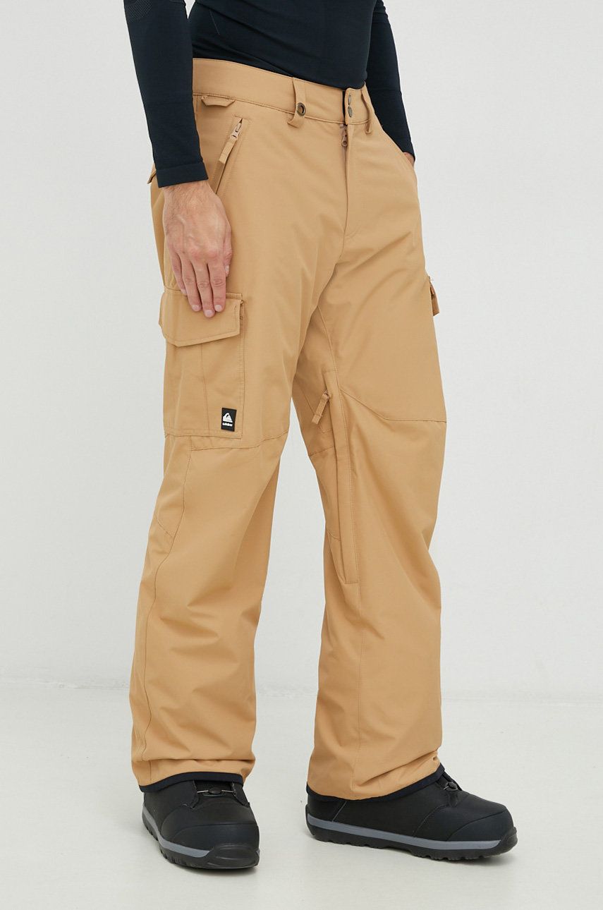 Quiksilver pantaloni Porter culoarea bej answear.ro imagine noua