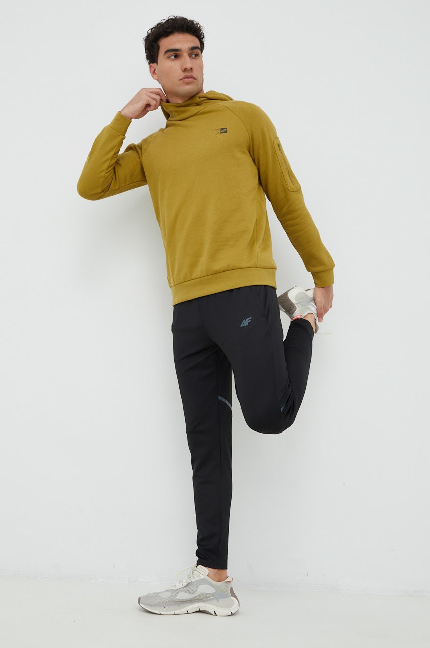 

Штани для тренувань 4F чоловічі колір чорний однотонні