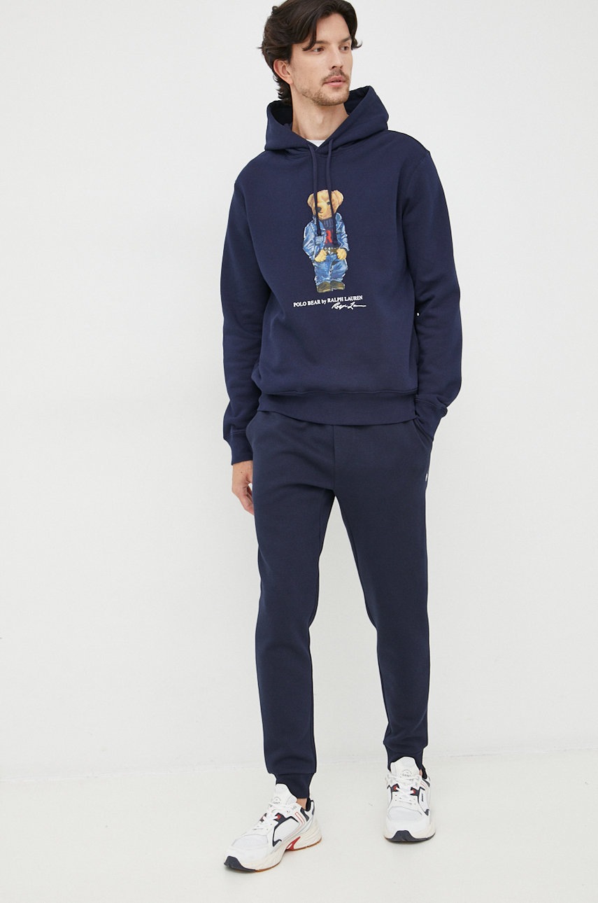 

Спортивные штаны Polo Ralph Lauren мужские цвет синий однотонные