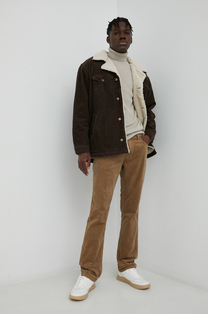 

Джинсов панталон Wrangler Greenboro 803 в кафяво със стандартна кройка, Кафяв