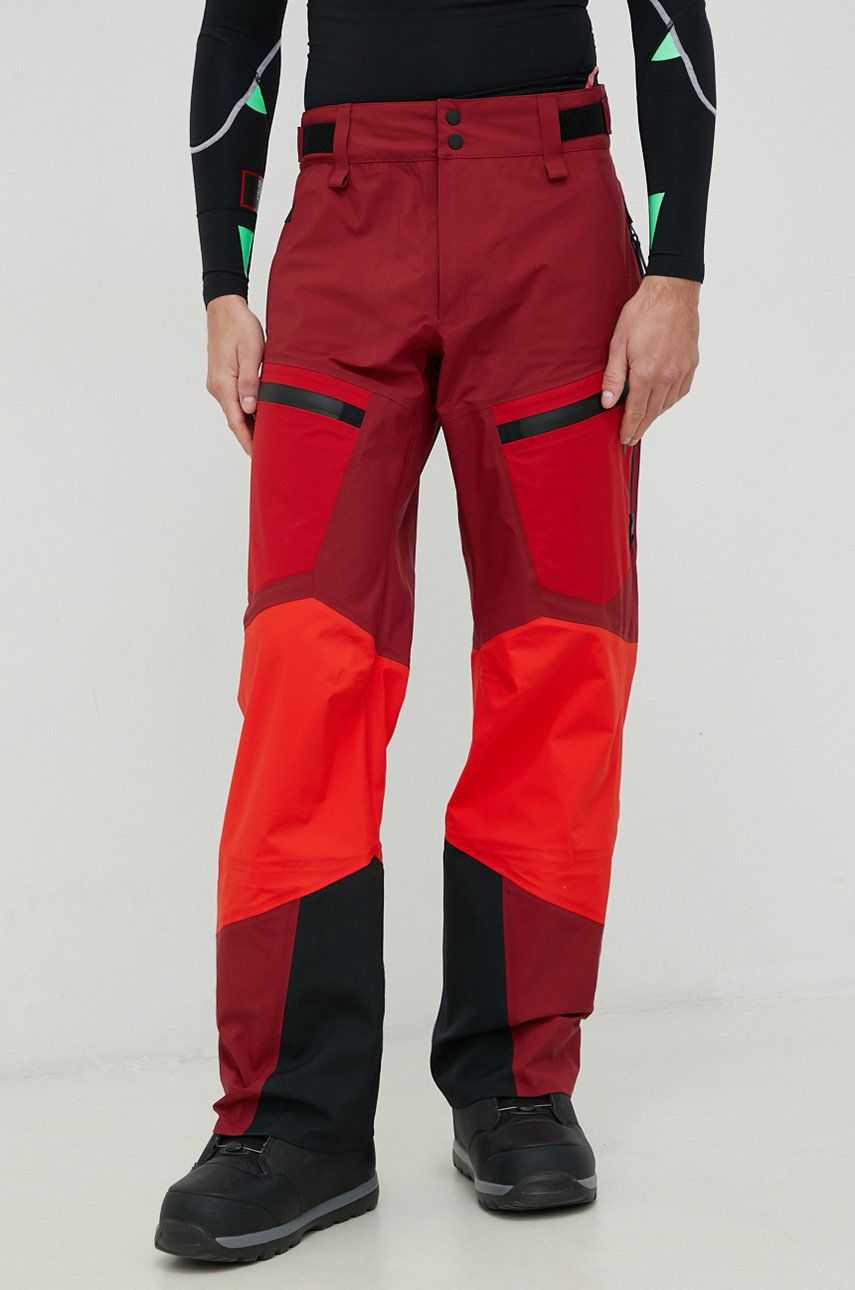 Peak Performance pantaloni Gravity GoreTex culoarea bordo