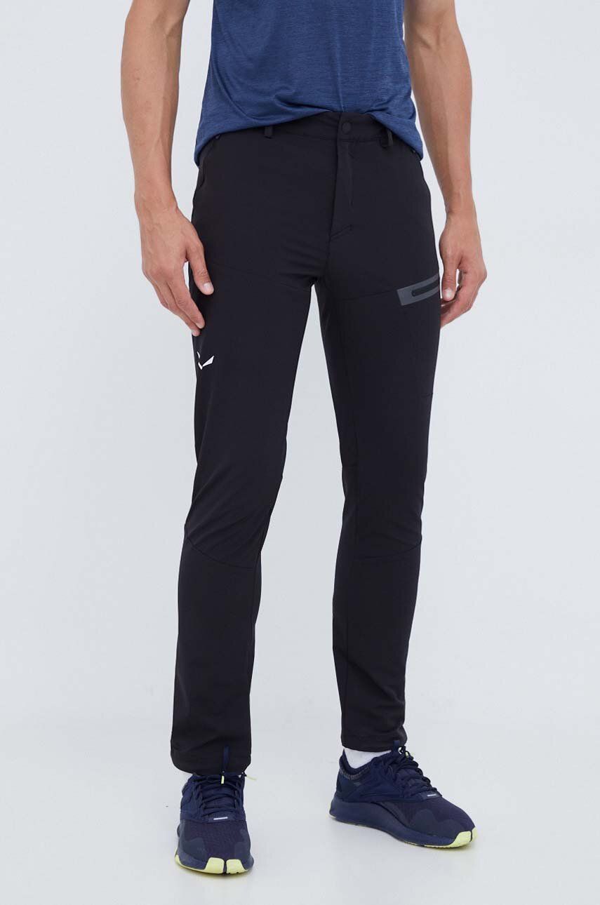 Outdoorové kalhoty Salewa Terminal Durastretch černá barva - černá - Hlavní materiál: 66 % Polyamid