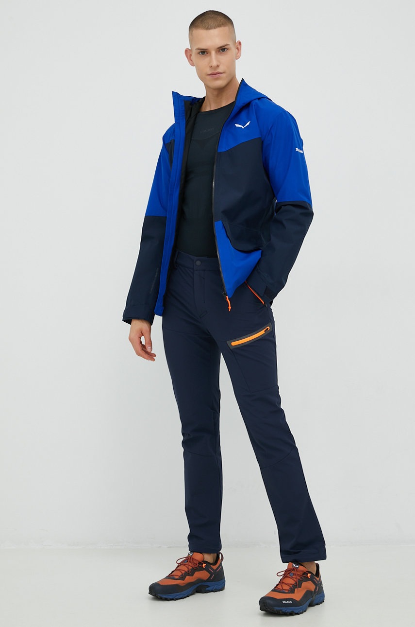 

Брюки outdoor Salewa Terminal Durastretch мужские цвет синий