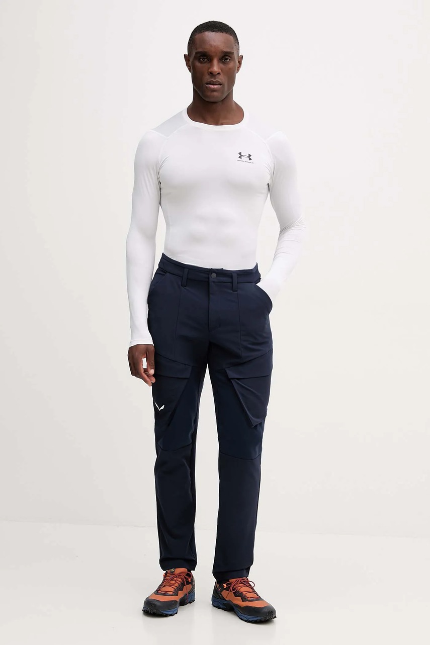 Παντελόνι εξωτερικού χώρου Salewa Puez χρώμα: γκρι, 00.0000028482 φωτογραφία