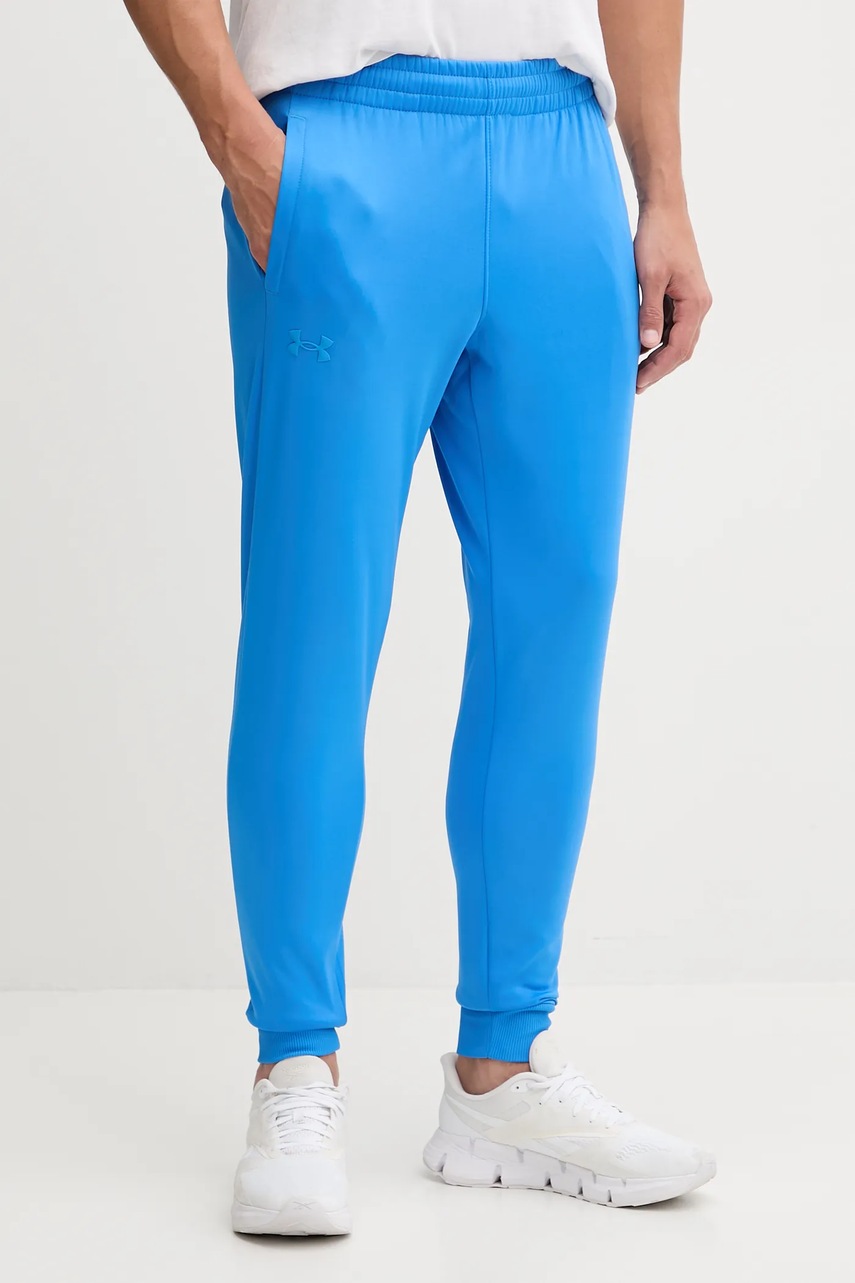 Under Armour pantaloni de trening Armour Fleece culoarea verde, uni