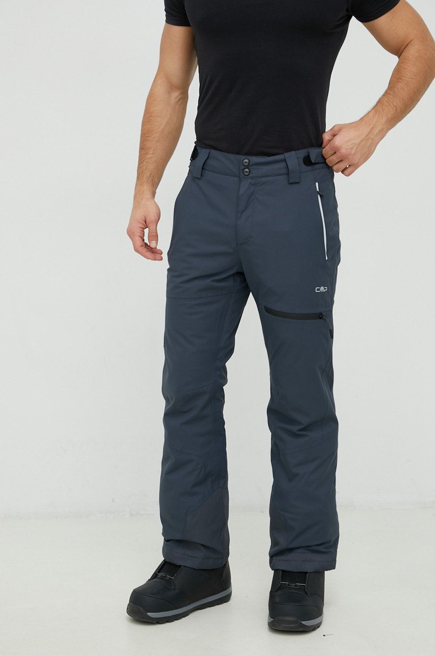 Lyžařské kalhoty CMP šedá barva - šedá -  100 % Polyester