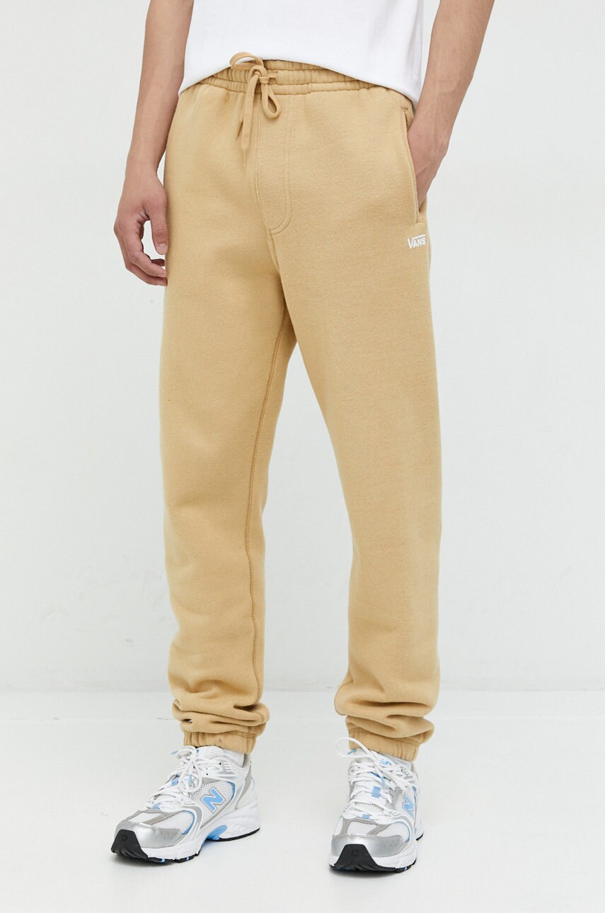 Vans pantaloni de trening barbati, culoarea bej