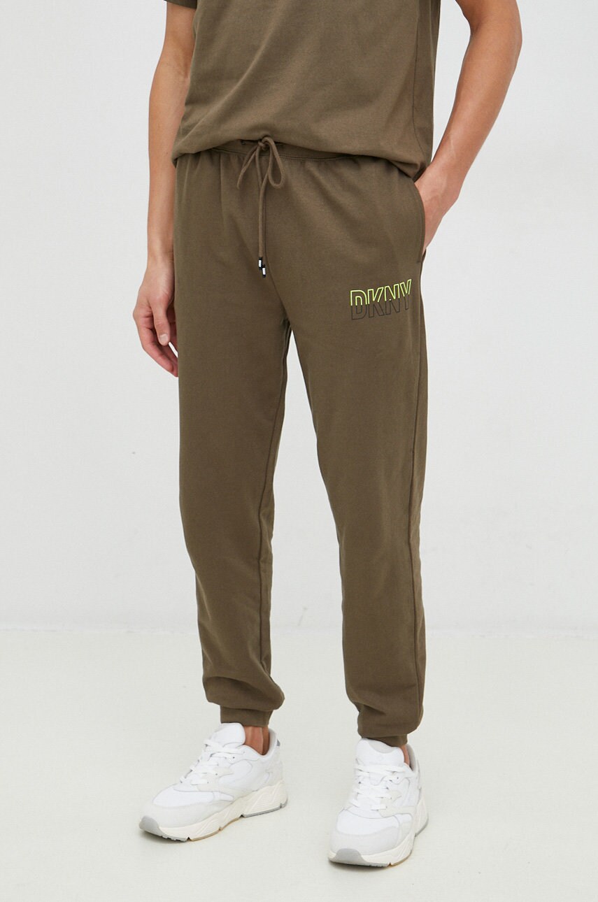Dkny barbati, culoarea verde, cu imprimeu