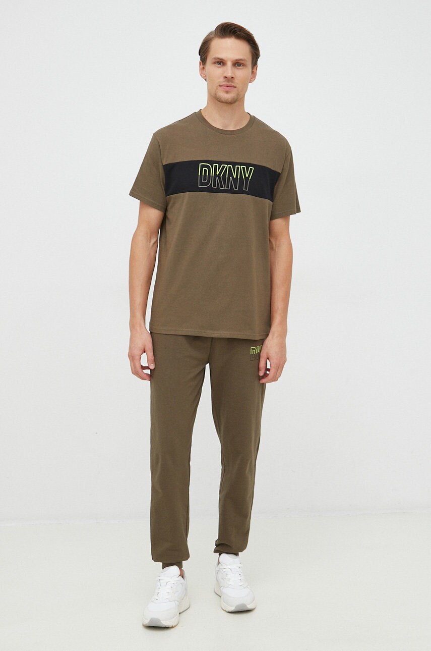

Dkny мужские цвет зелёный с принтом