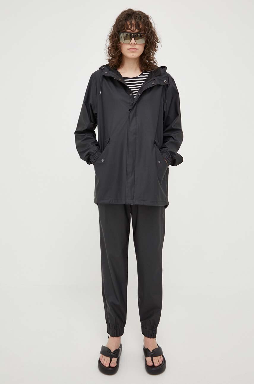 Спортивні штани Rains unisex колір чорний 18560.01-01.Black 