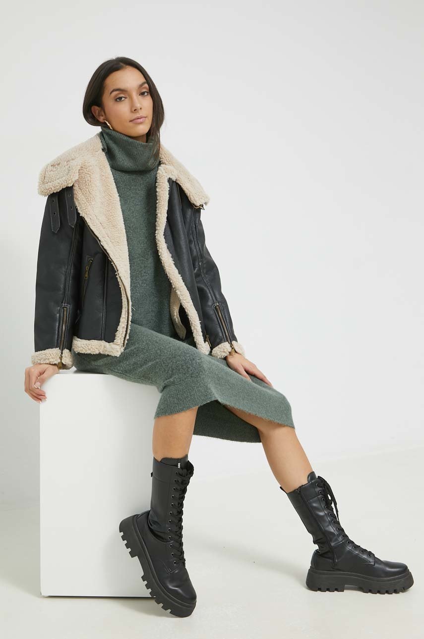 

Сукня Vila колір зелений mini oversize