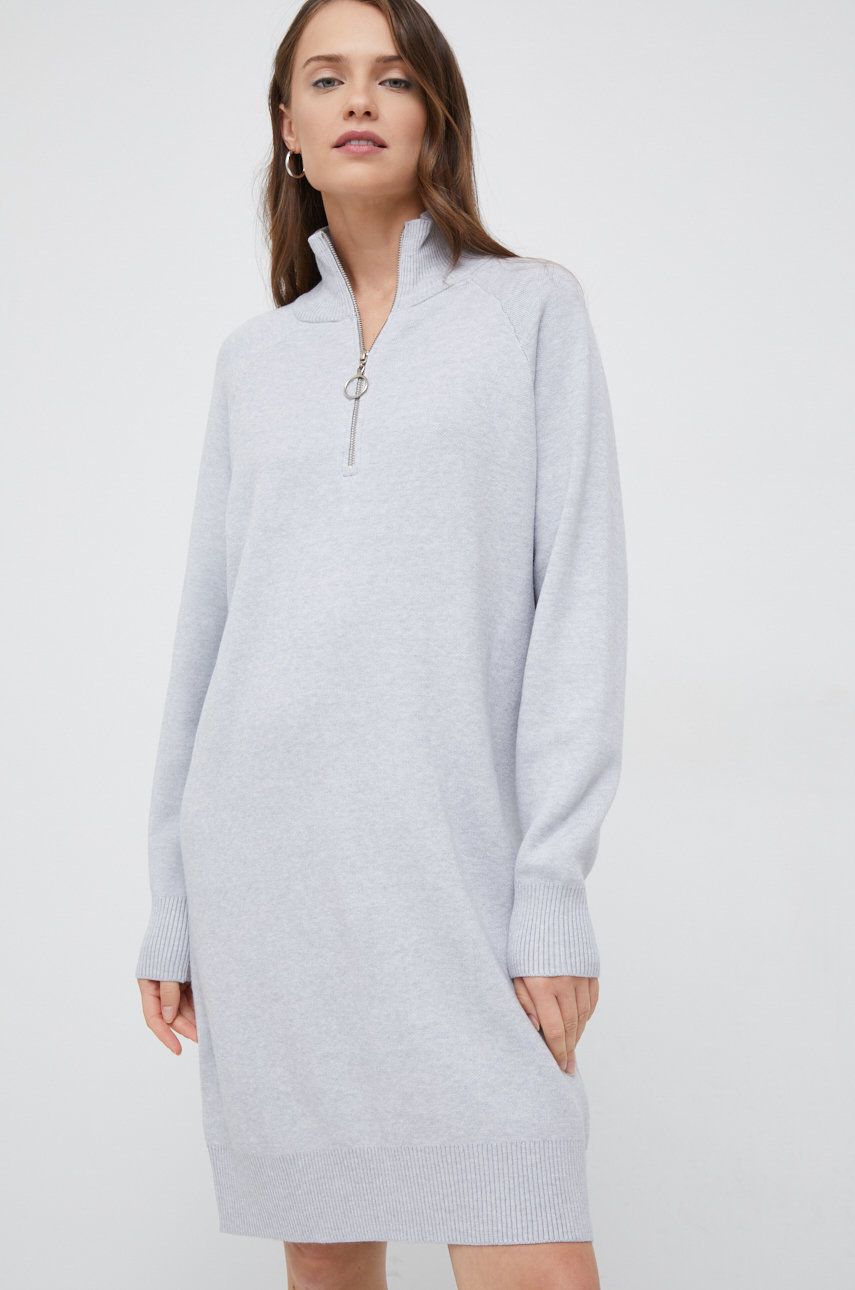 Vero Moda rochie culoarea gri, mini, oversize image1