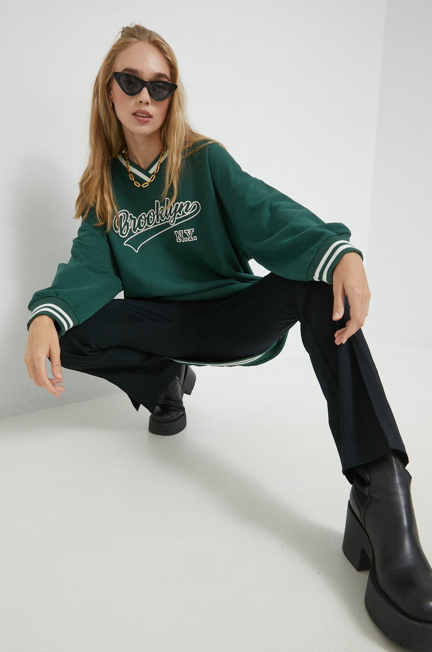 

Платье Only цвет зелёный mini oversize