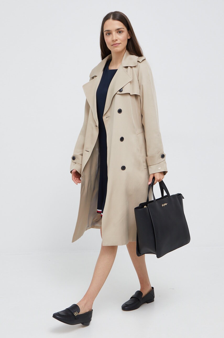 

Платье Tommy Hilfiger цвет синий mini расклешённая