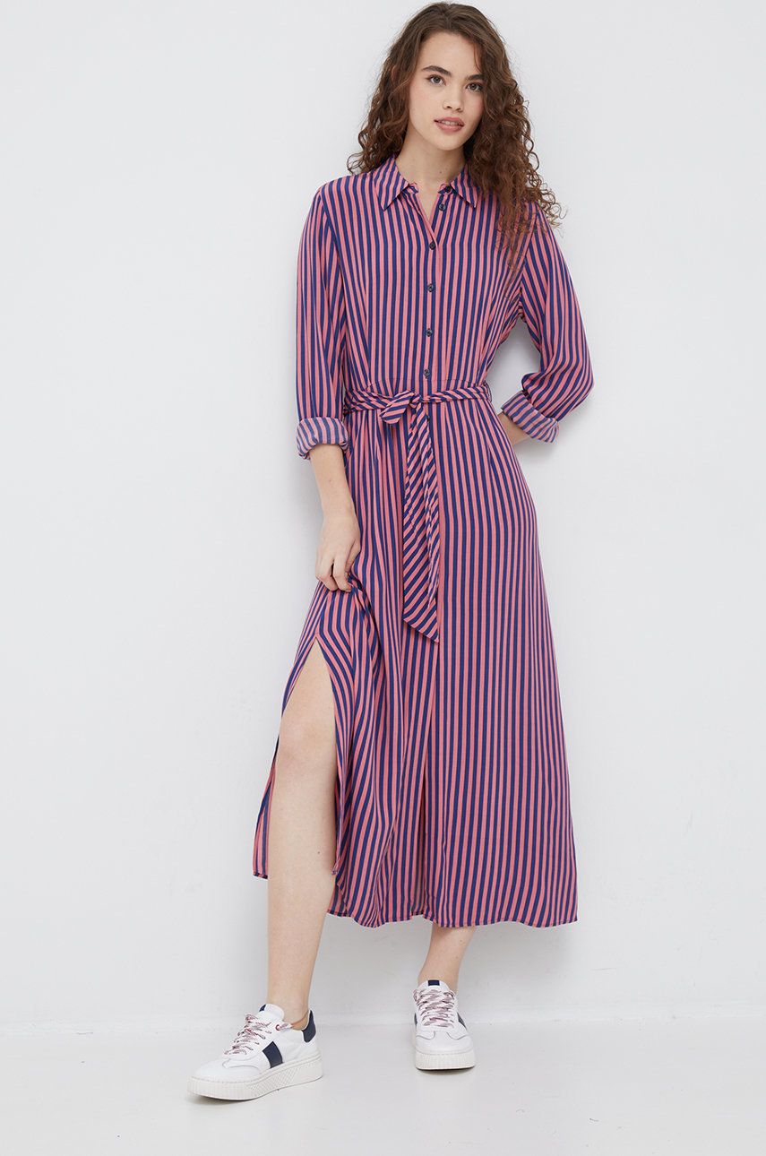 Сукня Tommy Hilfiger колір синій maxi пряма