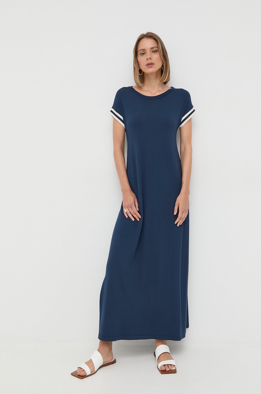 

Платье Weekend Max Mara цвет синий maxi прямая
