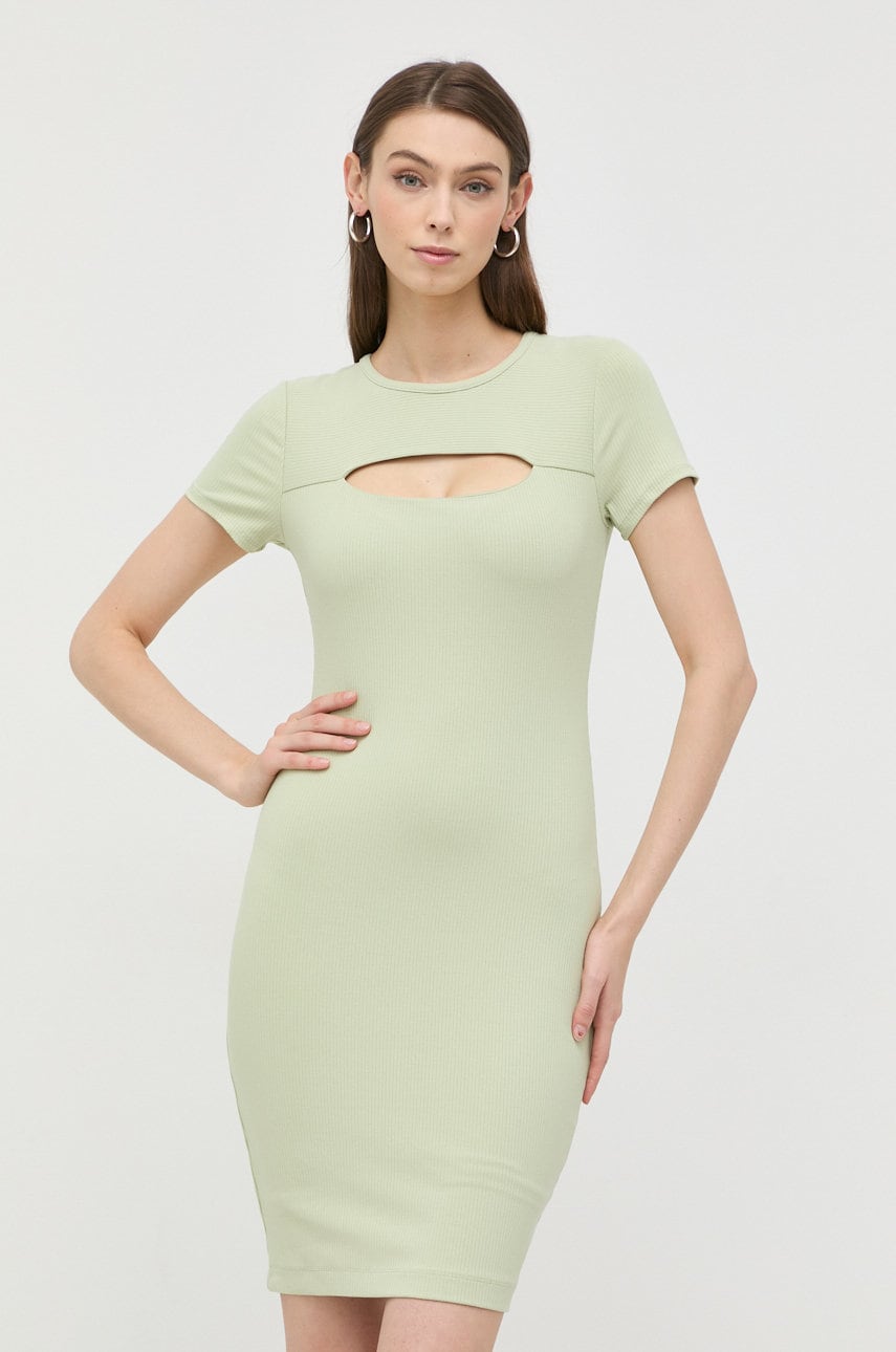 

Платье Guess цвет зелёный mini облегающая