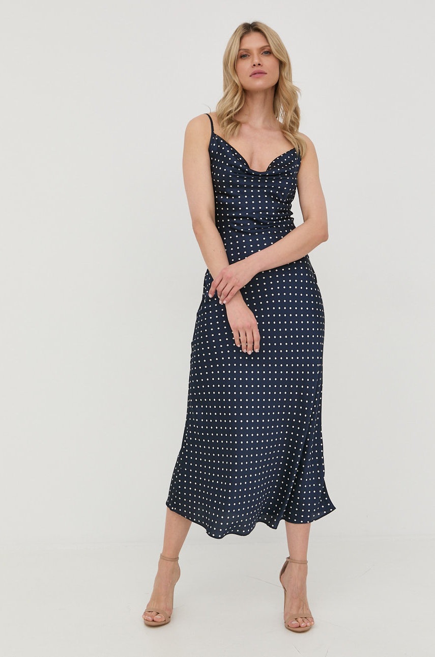 

Платье Guess цвет синий maxi прямая