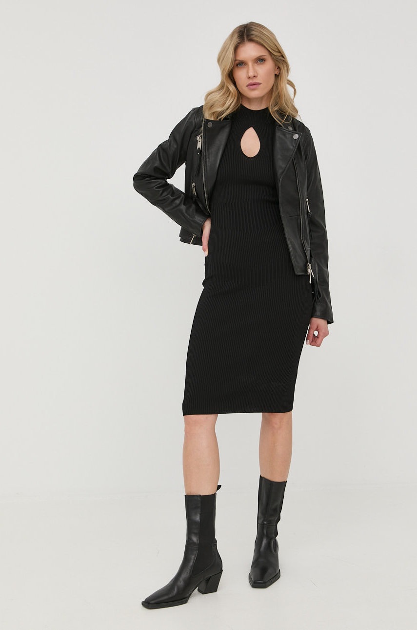 

Сукня Guess колір чорний mini облягаюча