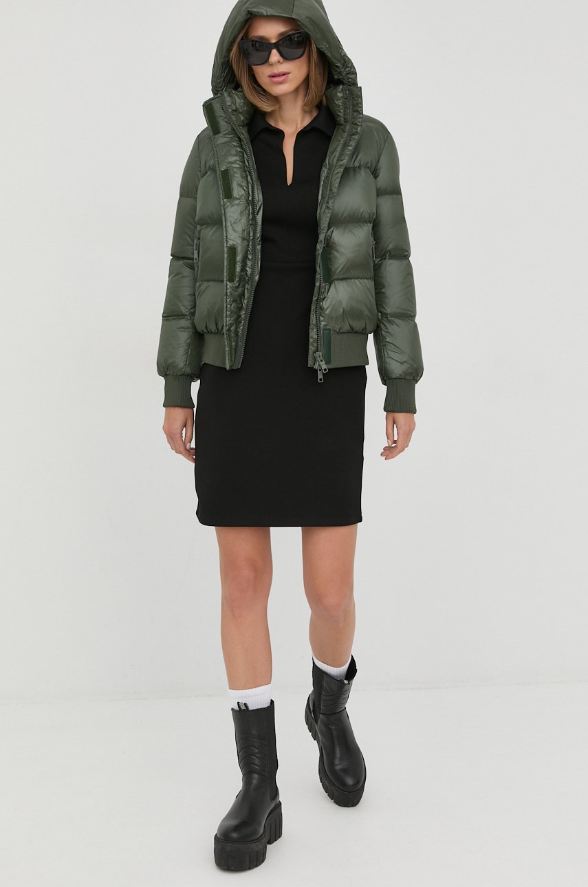 

Платье Armani Exchange цвет чёрный mini прямая