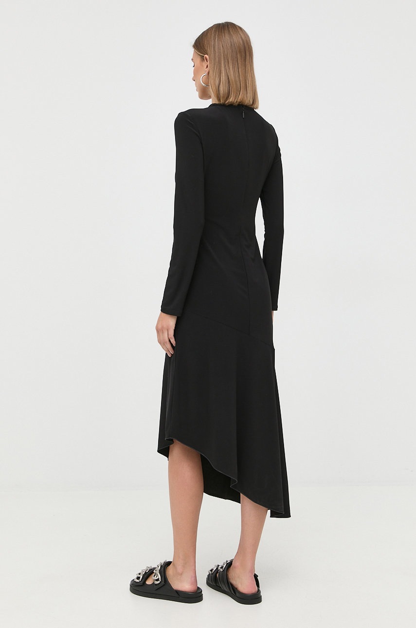 

Сукня Max Mara Leisure колір чорний midi пряма