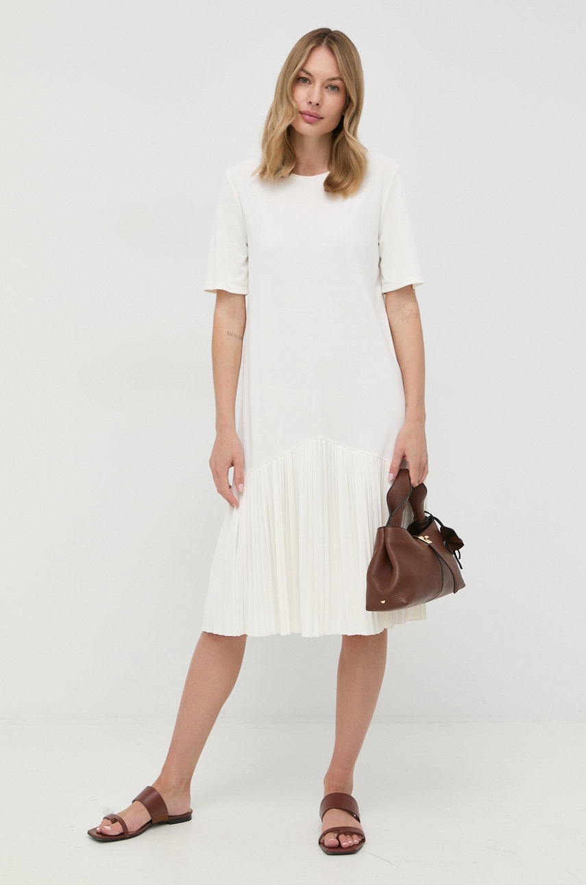 

Платье Max Mara Leisure цвет бежевый mini прямая