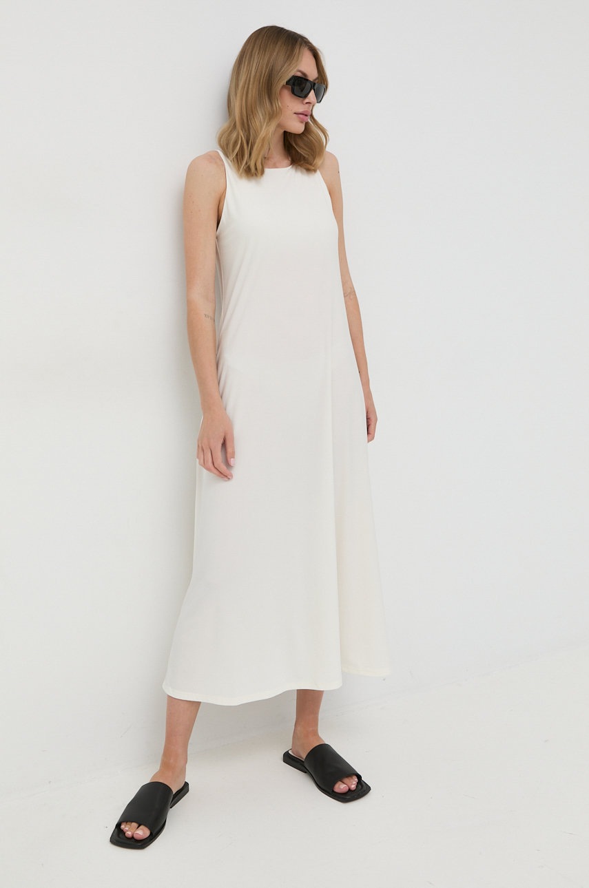 

Сукня Max Mara Leisure колір бежевий maxi пряма