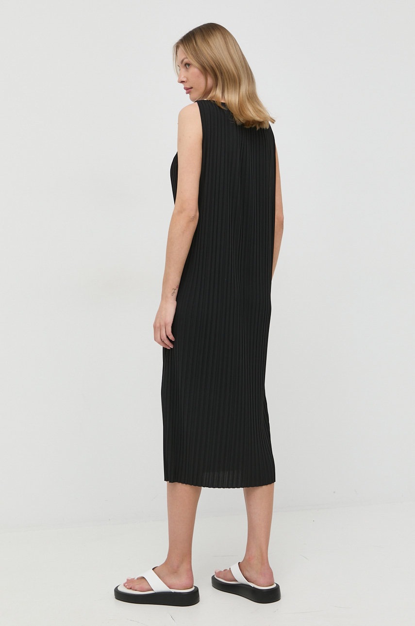 

Сукня Max Mara Leisure колір чорний midi пряма