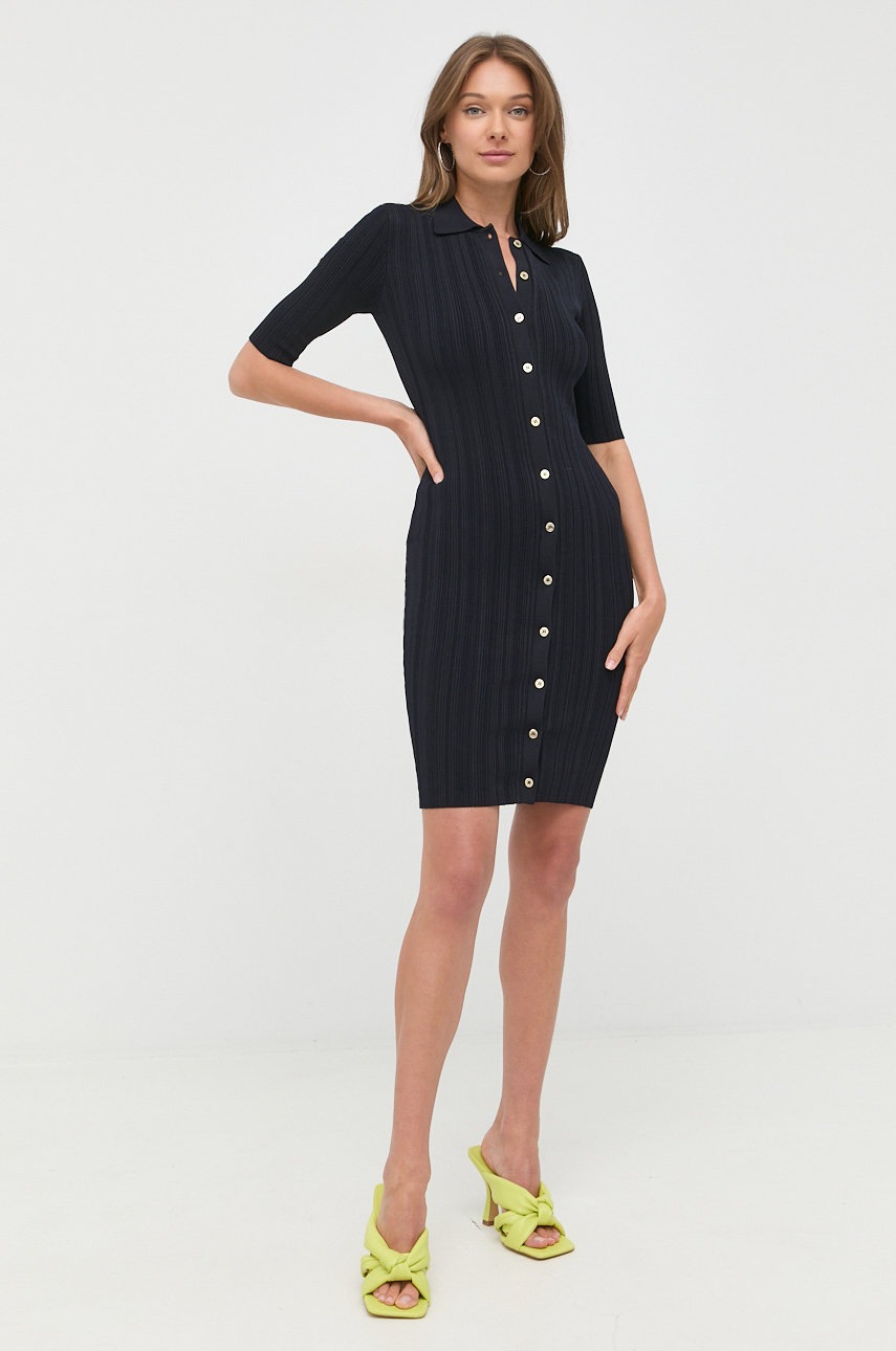 

Платье Marciano Guess цвет синий mini облегающая