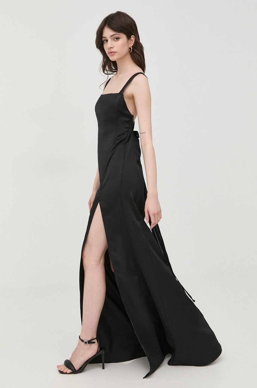 

Платье Pinko цвет чёрный maxi прямая