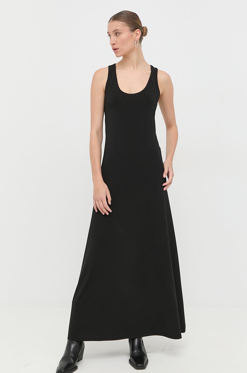 

Платье MAX&Co. цвет чёрный maxi облегающая