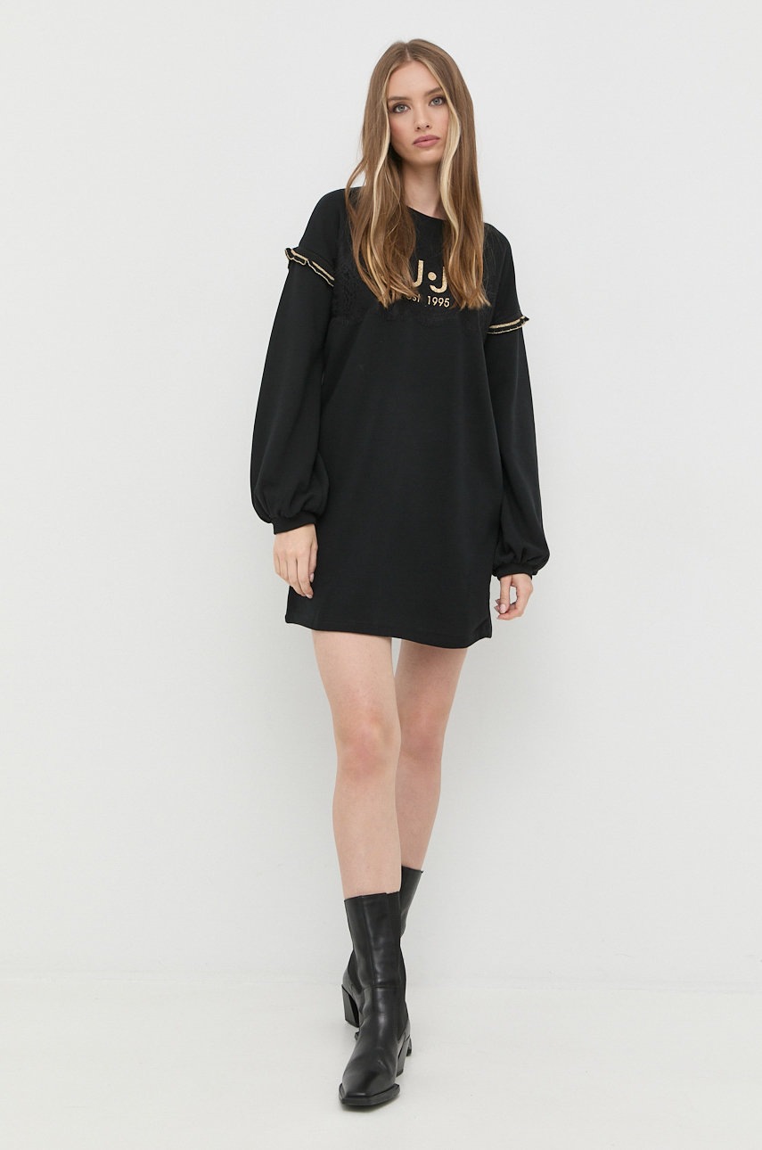 

Платье Liu Jo цвет чёрный mini oversize